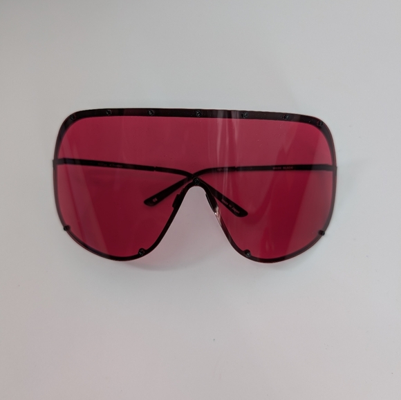 Rick Owens Stylish Red Sunglasses - Picture 2 of 8